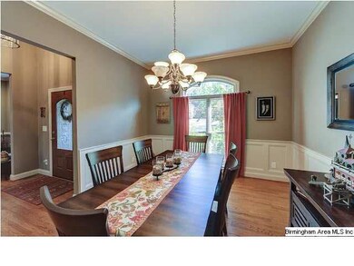 Wonderful entry foyer is flanked by banquet sized 