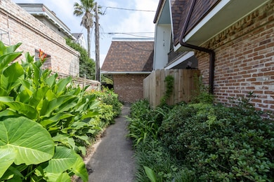 Looking south with well landscaped walkways throug