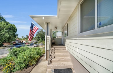 Entrance to property with a porch