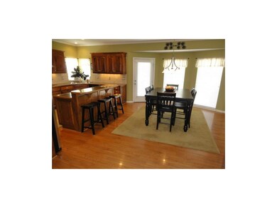 Into kitchen