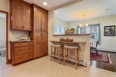 Kitchen view to dining room