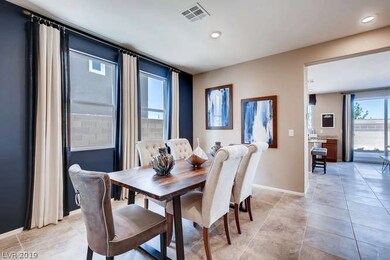Formal dining room.  Picture is of a model home.