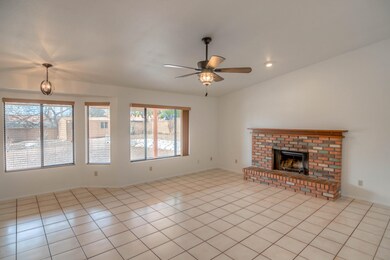 Spacious Family Room w/Brick Fireplace