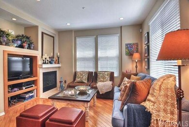 Beautiful hardwood floors line this cozy family ro
