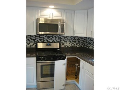Lazy Susan......notice recess lighting & tile back