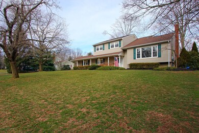 This home sits nicely back from road.