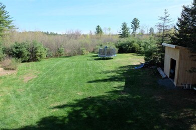 View from deck to private backyard
