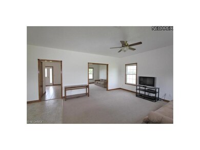 view of family room looking into foyer and formal 