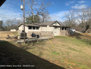 rear of house