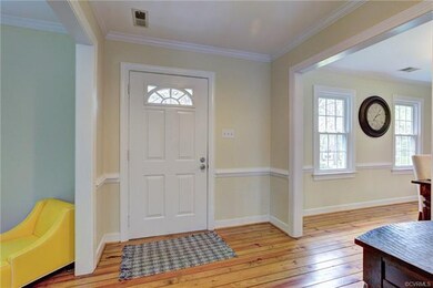 The foyer welcomes you to this charming home.  The