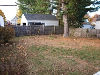 Nice fenced in back yard