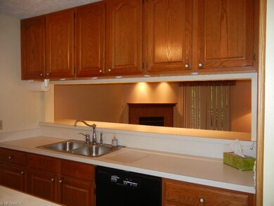 View from kitchen to great room...perfect for ente