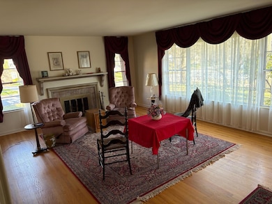 living room w fireplace