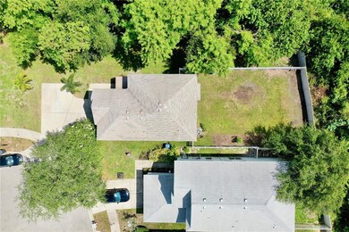 Aerial shot of home