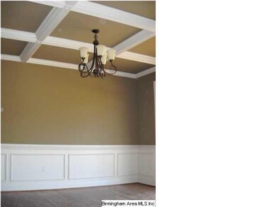 Dining Room with Coffered Ceiling