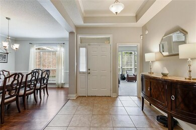 Front Entrance Door, Formal Dining on Left, Office