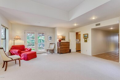 French Doors Lead out to Back Yard