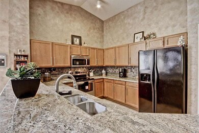 Remodeled kitchen with huge countertop