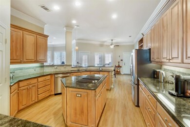 Kitchen open to Breakfast area