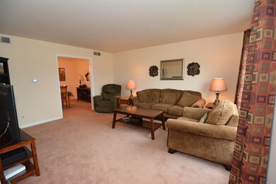 Living room is quaint and the perfect size for any