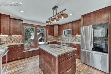 Incredible gourmet kitchen with double ovens.