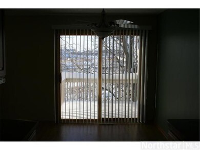 View out the patio door.