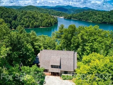 Drone photography of house overlooking Wolf Creek 