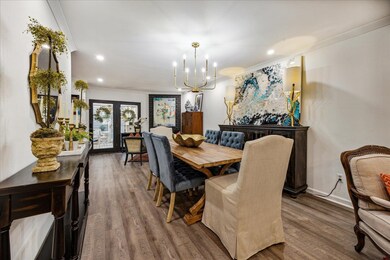 Dining room featuring hardwood / wood-style floori