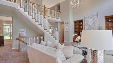 View shows entrances to main floor master and form