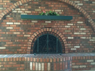 5- Brick fireplace
