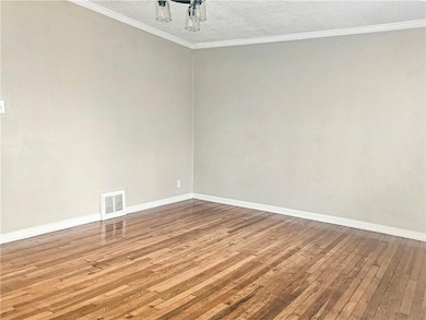 Living room at front of home. 