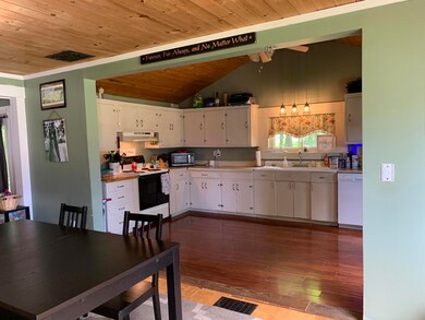 Looking into kitchen