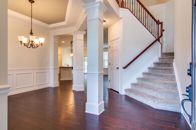 Formal dining room greets you as you enter this spacious home. 