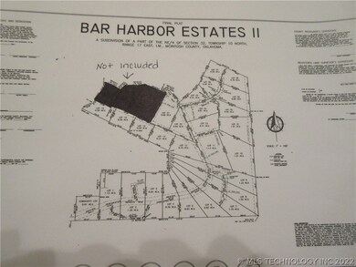 Platted map that has not been recorded. The 4 lots
