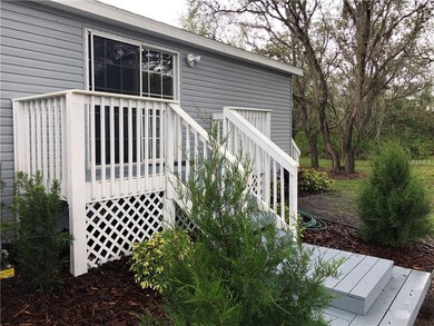 Porch off kitchen.