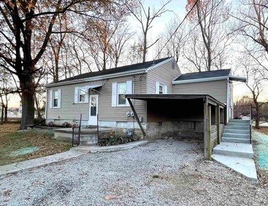 View of House from Garage.
