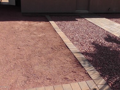 Close up of pavers.