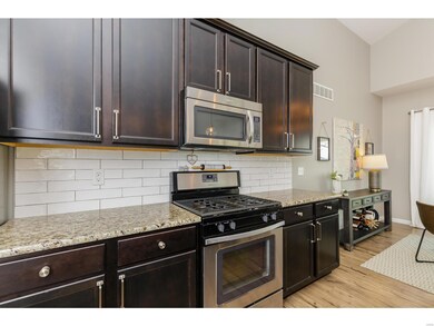Kitchen with stainless appliances