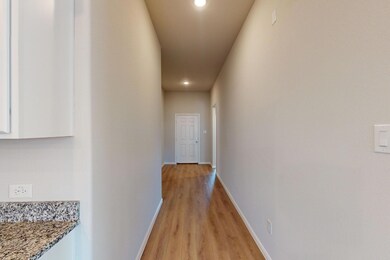 Entry hall featuring LVP flooring