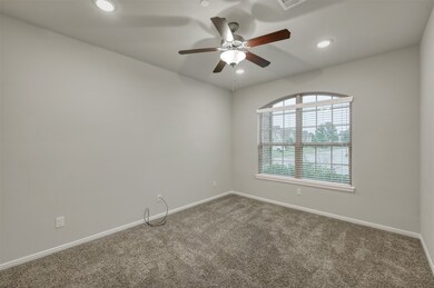 Large window and plenty of space for office furnit