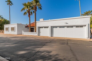 Large 3 car garage
