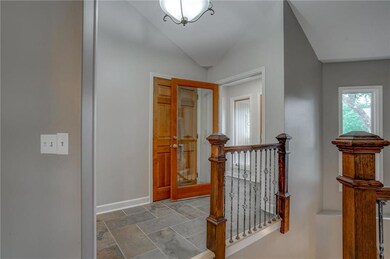 Unique entryway with airlock, new slate look porce