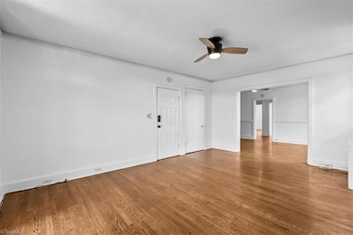 Living room looking into Dining/Office/Flex space