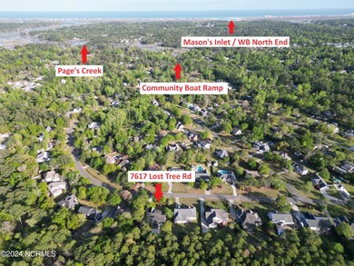 Aerial showing creek & inlet
