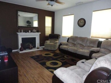 Spacious Family Room With Fireplace