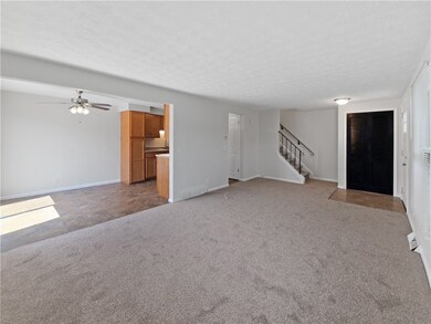 Living Room Overlooking Dining Room