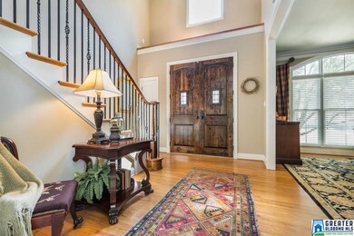 Gorgeous double-entry doors with welcoming foyer