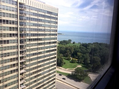 View of Lakefront from the 23rd floor unit.