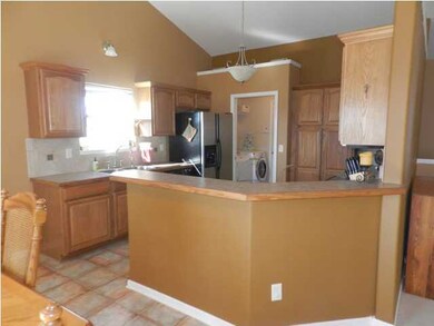 Kitchen Opens to the Living Room and dining area w