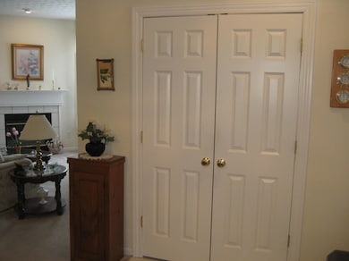 Entry closet in foyer